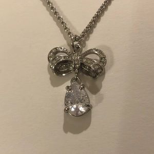 Juicy Couture Bow & Diamond Necklace